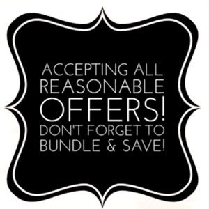 Everything must go!!!!! Go ahead… make me a reasonable offer now!!!!!